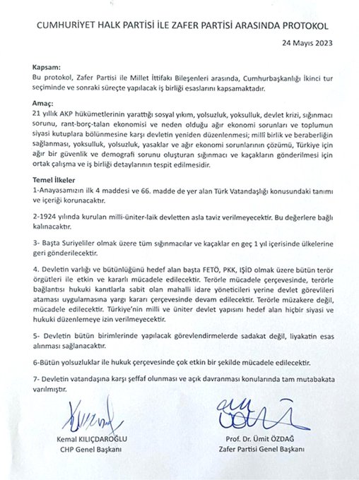 ÜMİT ÖZDAĞ GİZLİ ANLAŞMAYI PAYLAŞTI