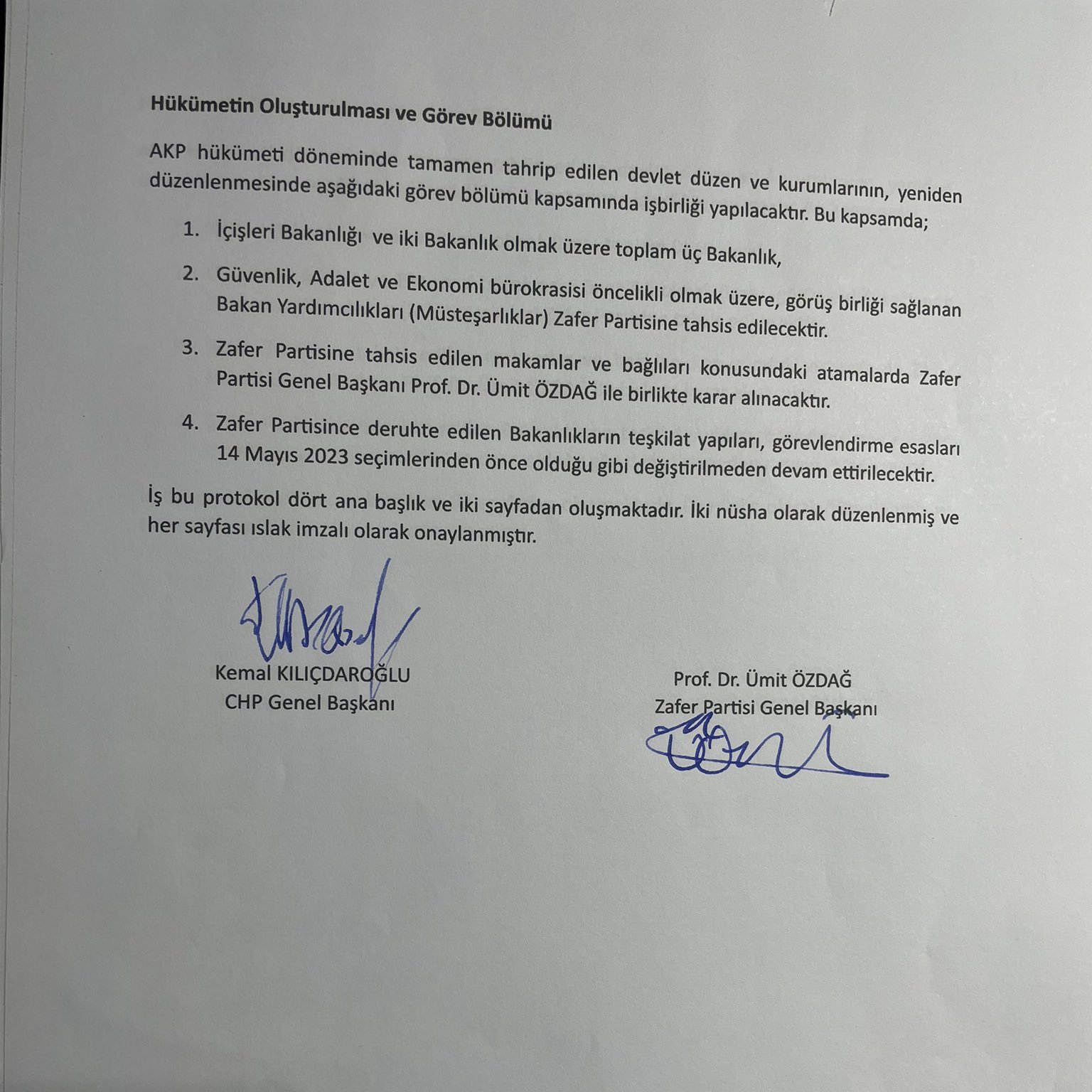 Kılıçdaroğlu Özdağ  polemiğinde "gizli protokol" açıklandı