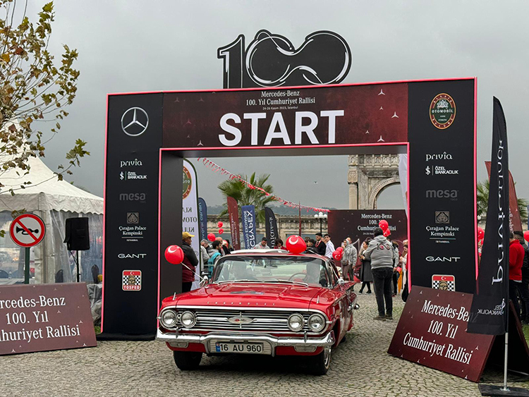 Mercedes-Benz 100. Yıl Cumhuriyet Rallisi Başladı