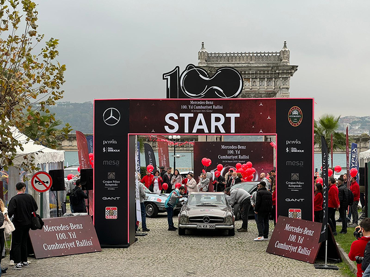 Mercedes-Benz 100. Yıl Cumhuriyet Rallisi Başladı