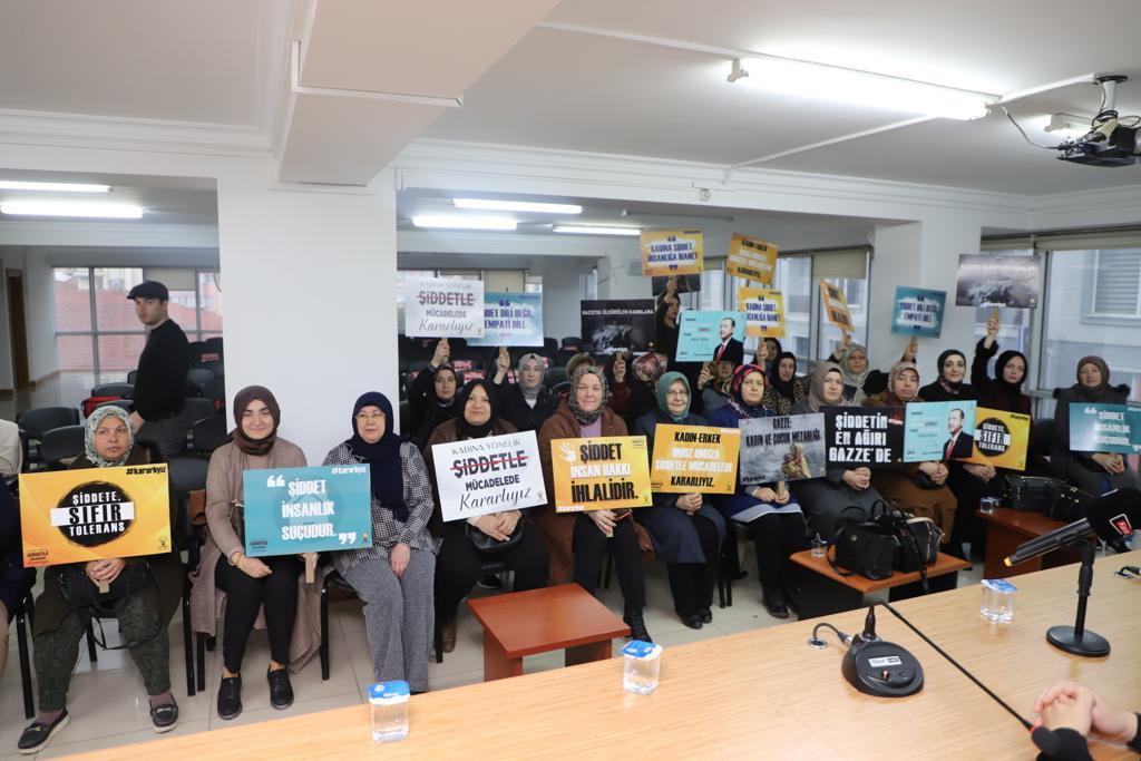 "KADINA ŞİDDET İNSANLIĞA YAPILMIŞ BİR İHANETTİR"