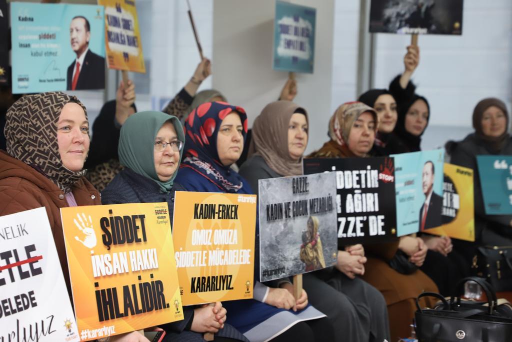 "KADINA ŞİDDET İNSANLIĞA YAPILMIŞ BİR İHANETTİR"