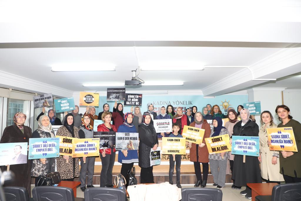 "KADINA ŞİDDET İNSANLIĞA YAPILMIŞ BİR İHANETTİR"