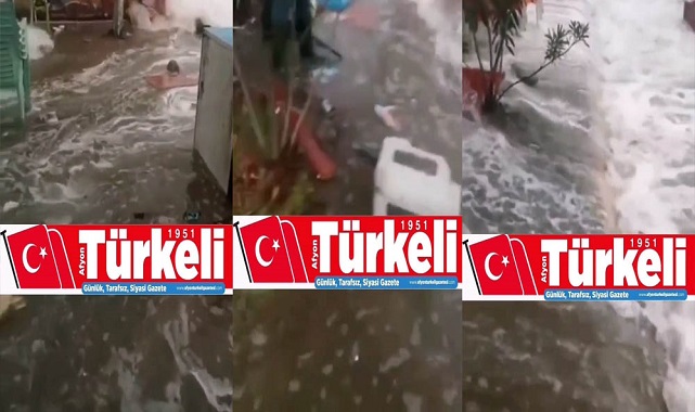 Deniz Taştı Şehri Su Bastı