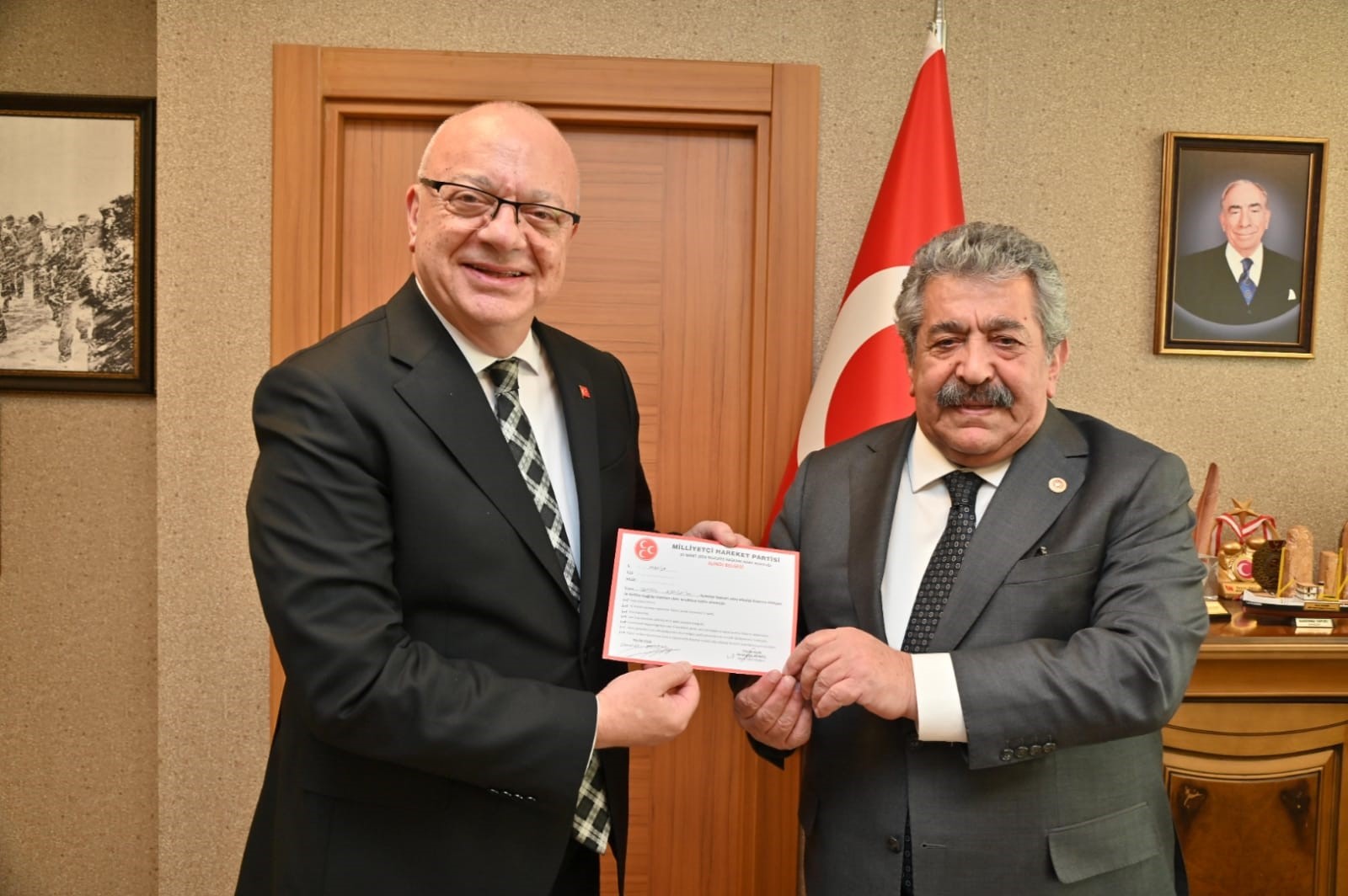 BAŞKAN ERGÜN ADAYLIK BAŞVURUSUNU YAPTI