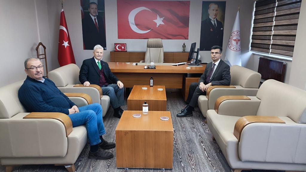 Eski Bakan İsmet Attila'dan Afyonkarahisar İl Sağlık Müdürü Korkmaz'a ziyaret