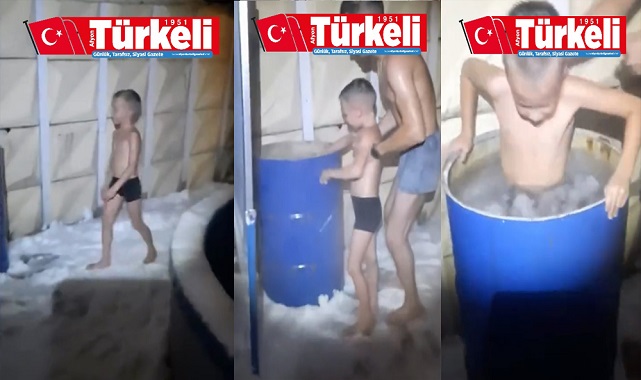 Buz Gibi Suya Soktu. Sosyal Medyada Viral Oldu