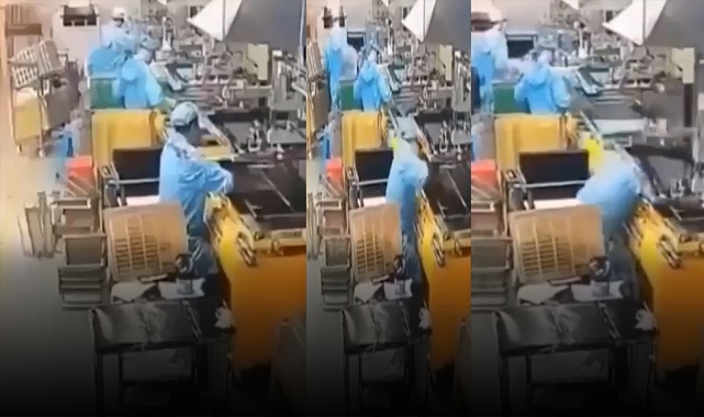 İşçi Dikkatsizliğinin Kurbanı Oluyordu