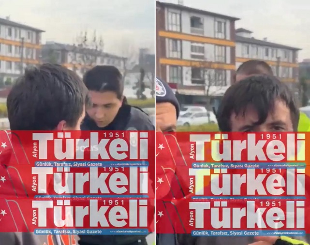 Polis Ceza Yazdı Sürücü Deliye Döndü. Demir Sopayla Polise Saldırdı