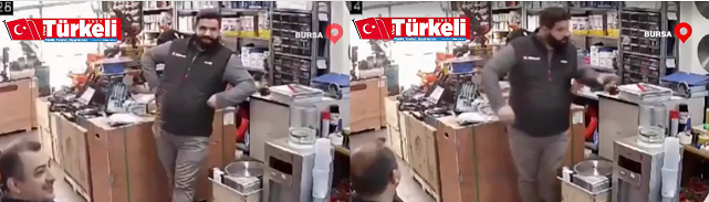 Depremde Aklına İçtiği Çay Geldi. O Anlar Güvenlik Kamerasına Yansıdı
