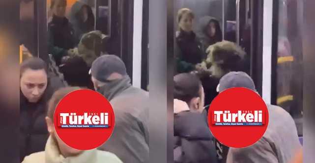 Otobüste Saç Başa Kavga Ettiler. Görenler Şaşkınlık Yaşadı