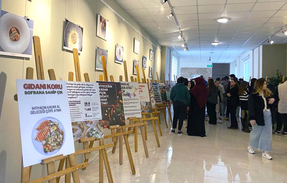 Turizm Fakültesinde “Gıda İsrafı Farkındalık Sergisi” Açıldı