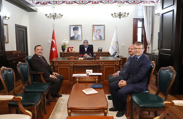 Genel Sekreter Bilim ile Afjet Genel Müdürü Kaya Vali Yiğitbaşı’nı Ziyaret Etti.