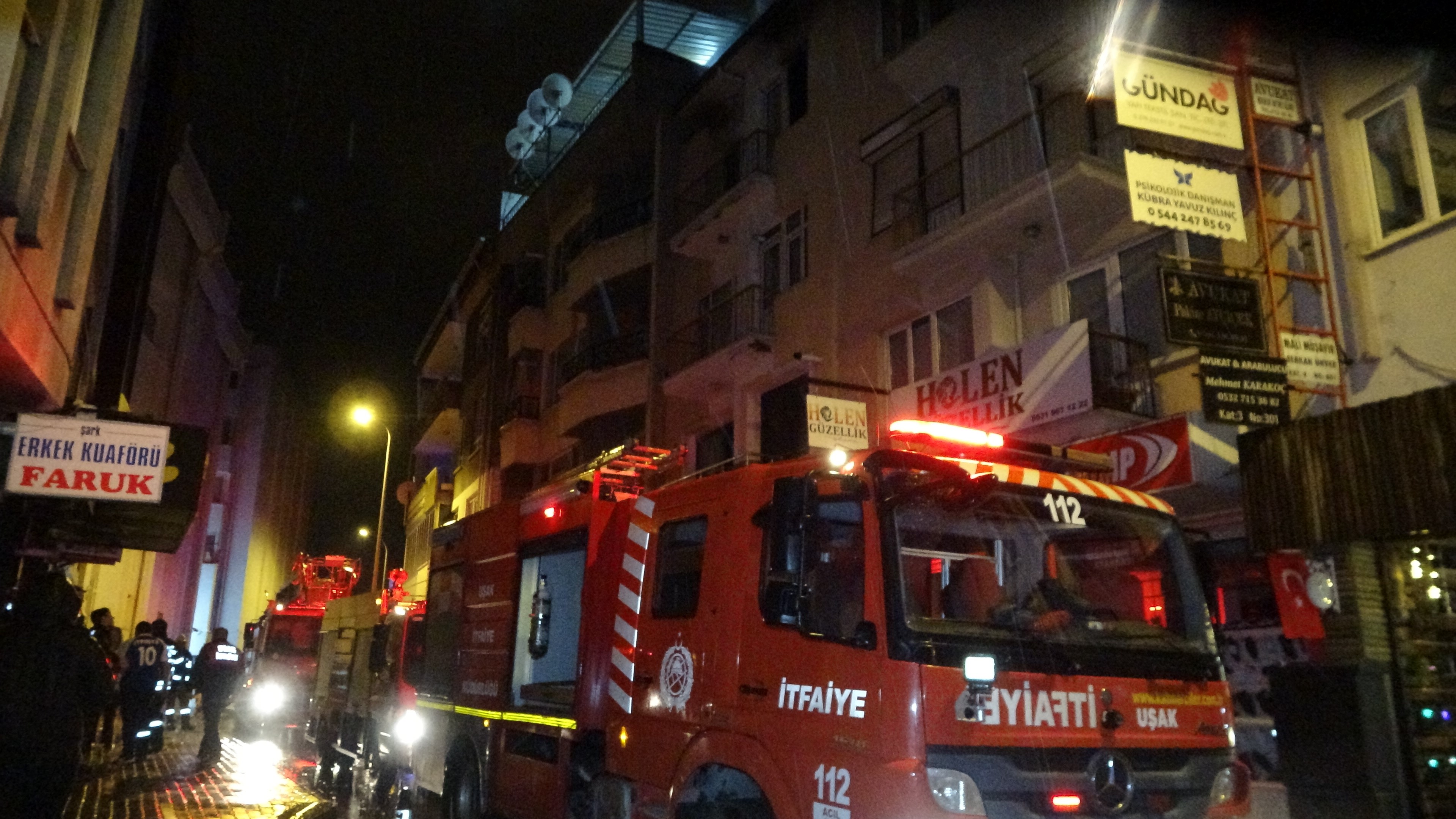 3 Katlı Binada Yangın