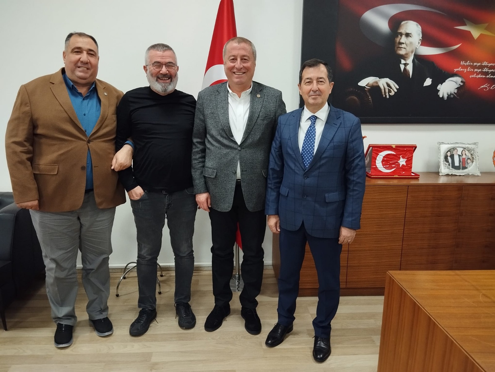 İYİ Parti'den İl Sekreteri Sarı'ya Geçmiş Olsun Ziyareti