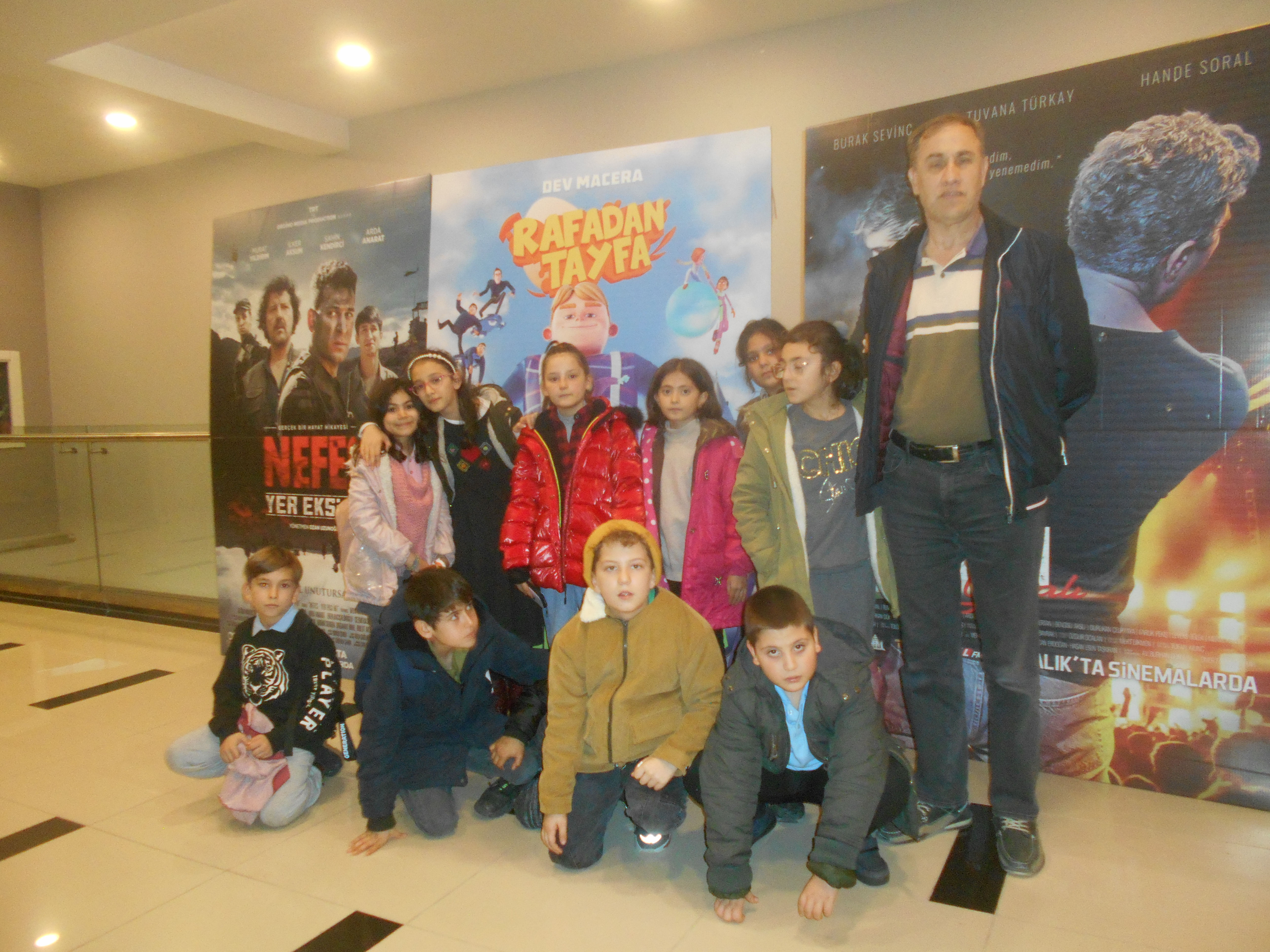 Minikler sinema filminde buluştu