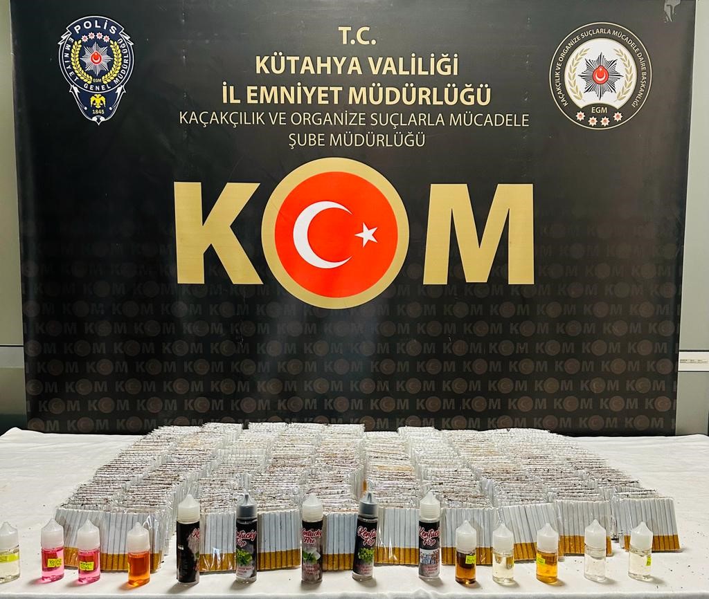 KÜTAHYA'DA KAÇAK TÜTÜN OPERASYONU