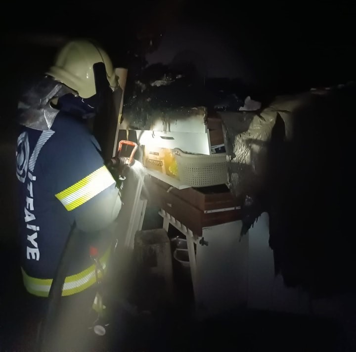 VATANDAŞLAR KORKU DOLU ANLAR YAŞADI