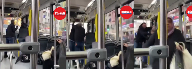 Otobüste Tartıştı Gözünü Kırpmadan Bıçakladı. O Anlar Kameralara Yansıdı