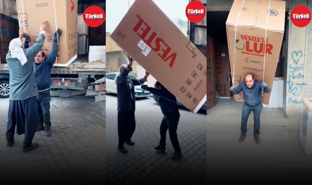 Boyundan Büyük Yük Yüklendi. Sosyal Medya da Gündem Oldu