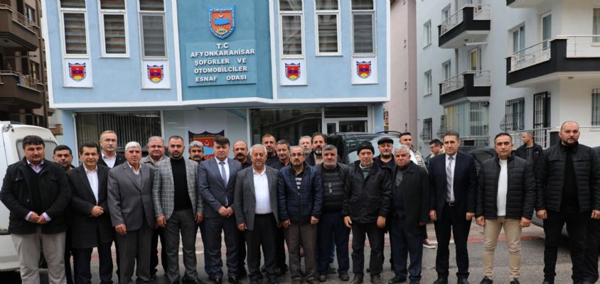 Zeybek Başkan'dan şoförler odasına ziyaret