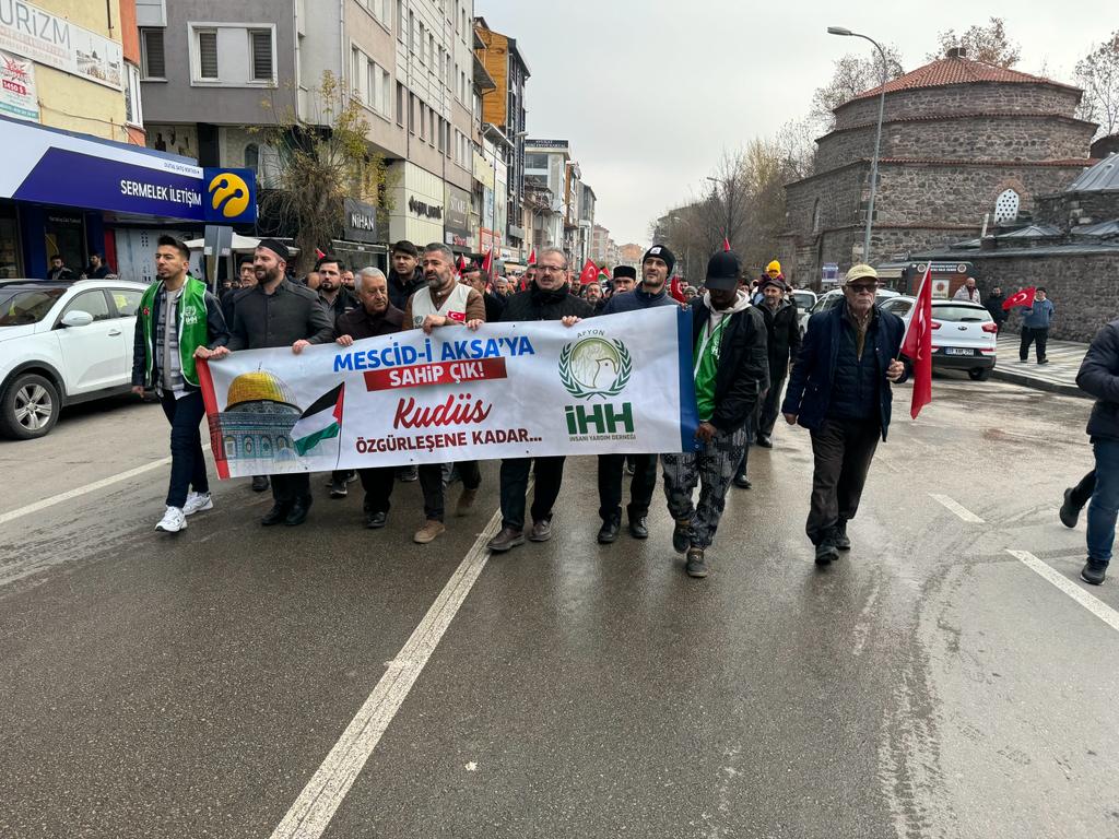 Afyonkarahisar Filistin için tek yürek oldu