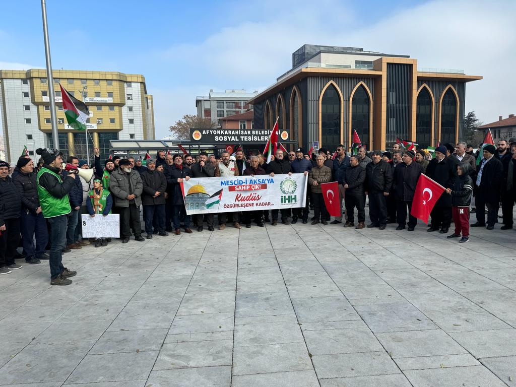 Afyonkarahisar Filistin için tek yürek oldu