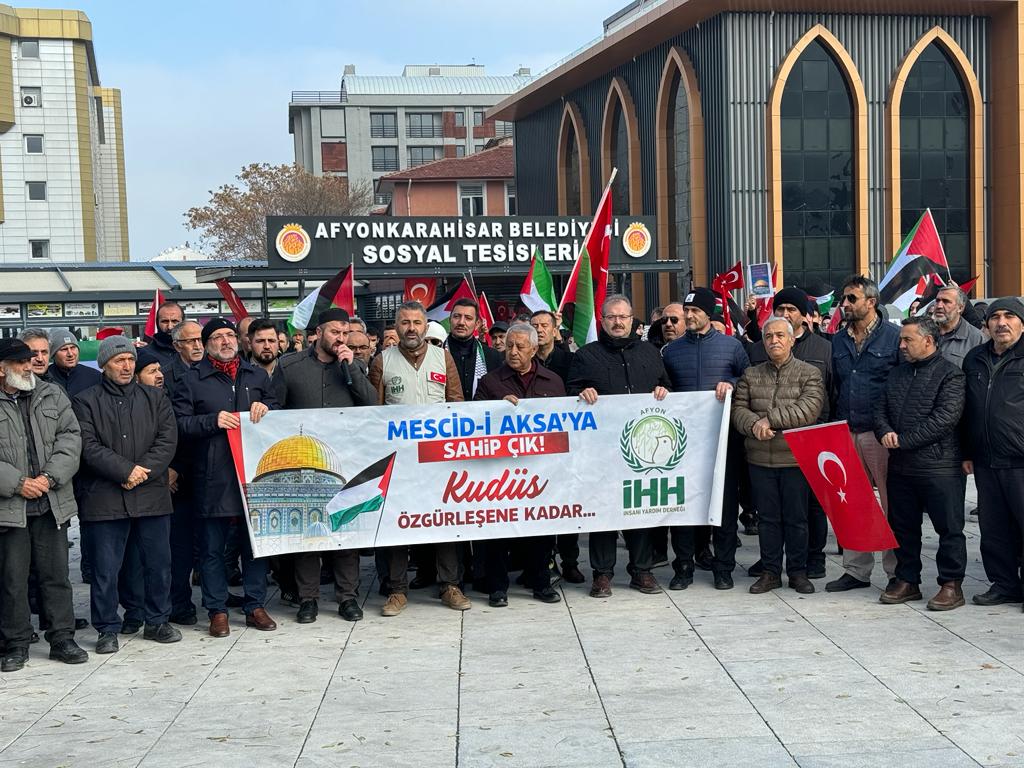 Afyonkarahisar Filistin için tek yürek oldu