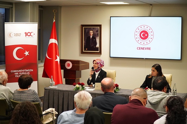 Afyonlu Bakan Göktaş Cenevre'de Ziyaretlerde Bulundu. Gündem İnsan Hakları Oldu