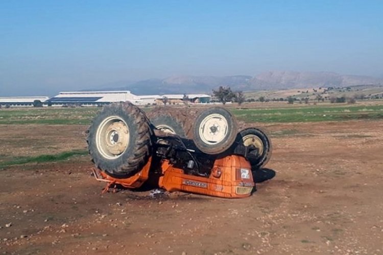 15 Yaşındaki Çocuğun Kullandığı Traktör Devrildi