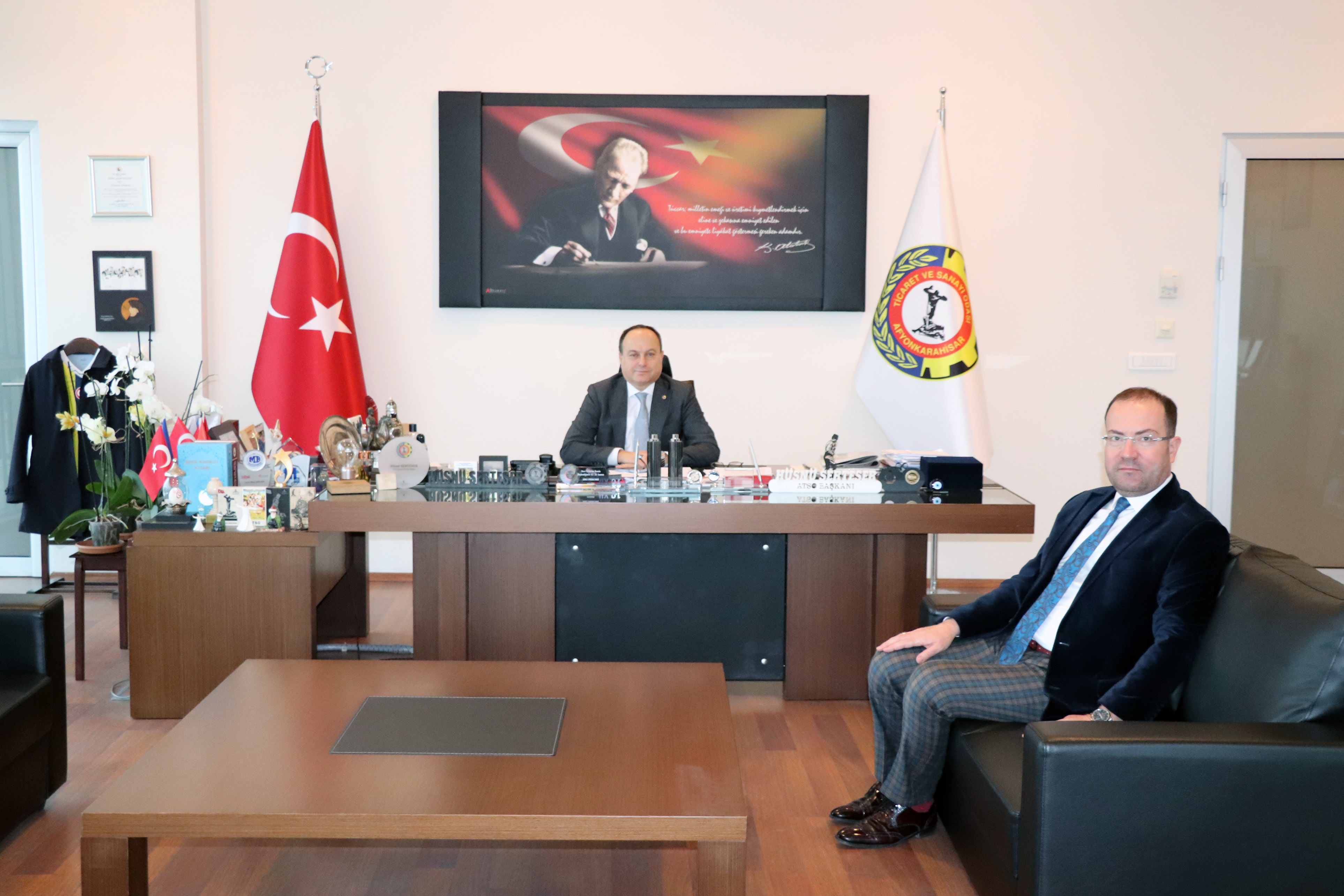 AK Parti  Aday Adayı Tuçbilek'ten ATSO'ya ziyaret