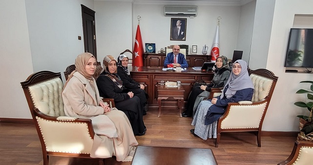 Kadın Vaizler Müftü İmamoğlu'nu Ziyaret Etti