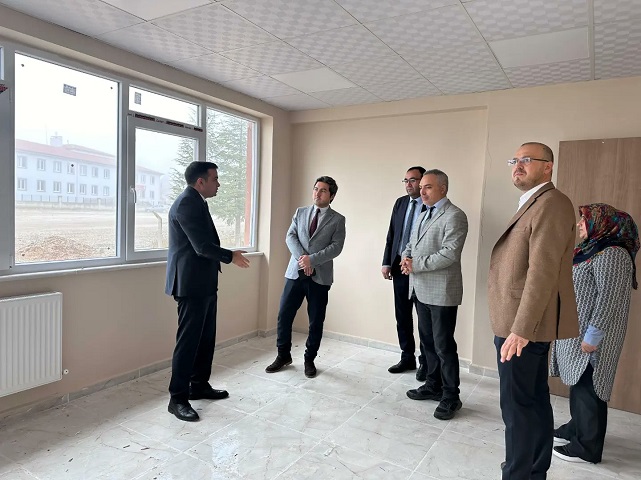 Evciler İlçesindeki Projeler Yerinde İncelendi.
