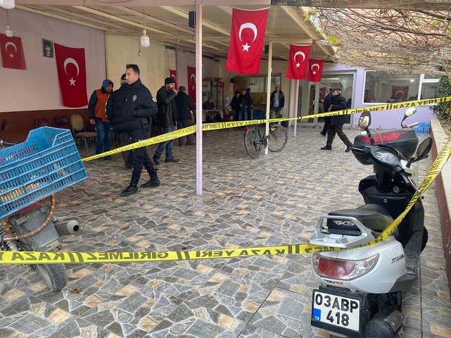 Afyon'da Silahlar Konuştu 1 Yaralı Polisler Olay Yerinde