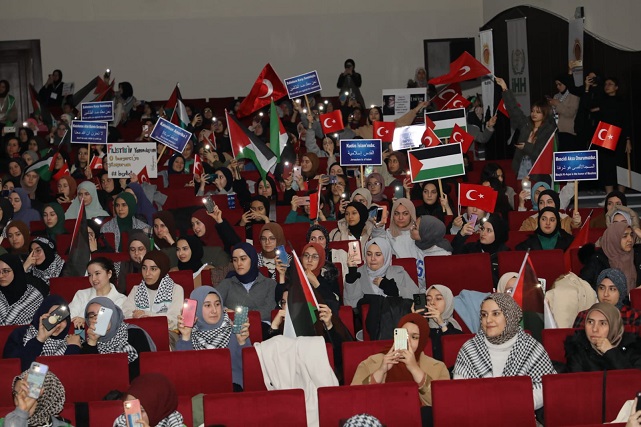 Afyon'da ‘Filistin Dayanışma Gecesi’ düzenlendi.