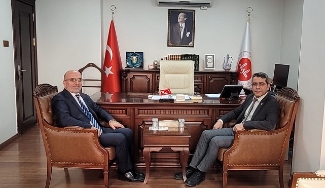 Müdür Oruç Müftü Lütfü İmamoğlu'nu Ziyaret Etti