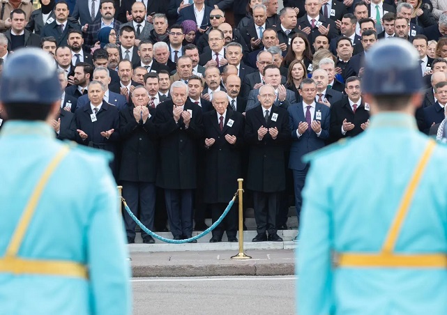 MHP'li Taytak Cenaze Törenine Katıldı.