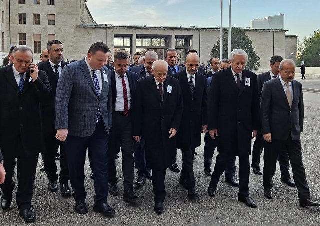 MHP'li Taytak Cenaze Törenine Katıldı.