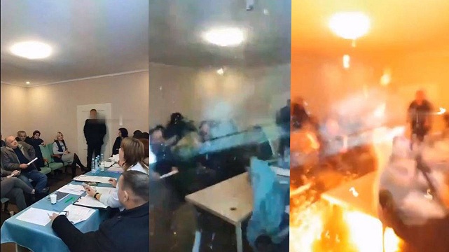 Dünya Bu Görüntüleri Konuşuyor El Bombasıyla Saldırdı