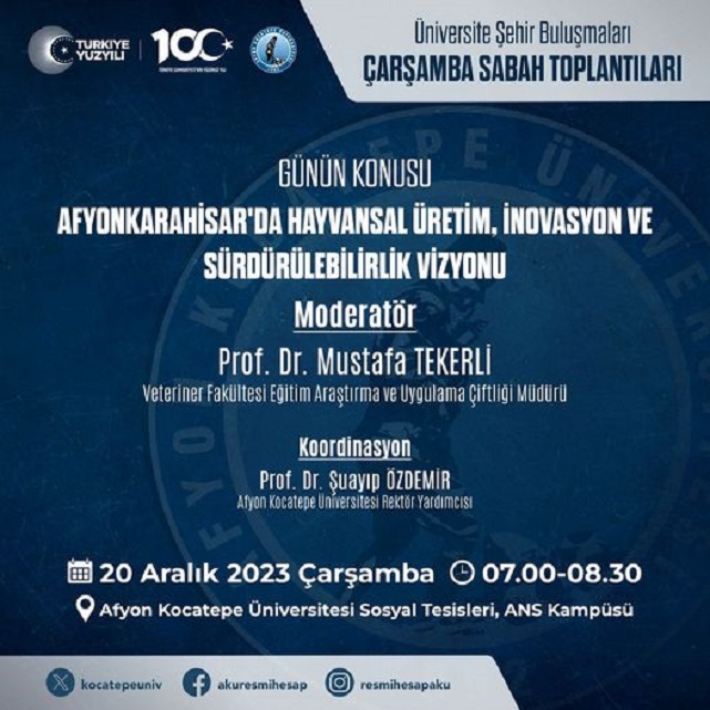 AKÜ'de Anlamlı Etkinlik Şehir Buluşmaları Sürüyor