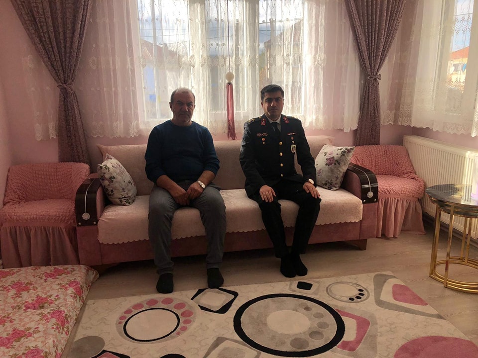 Kayseri Şehidi Unutulmadı. Ziyareti  Hocalar Kaymakamlığı Duyurdu