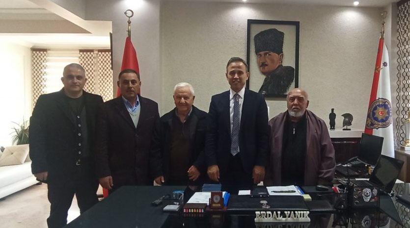 Dinar Basınından Emniyet Müdürü Yanık'a Ziyaret