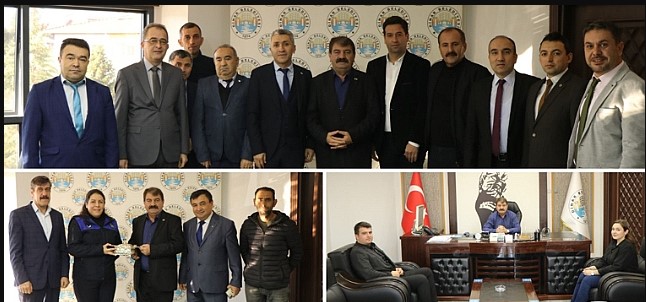 İnşaat Mühendislerinden Başkan Sarı'ya ziyaret
