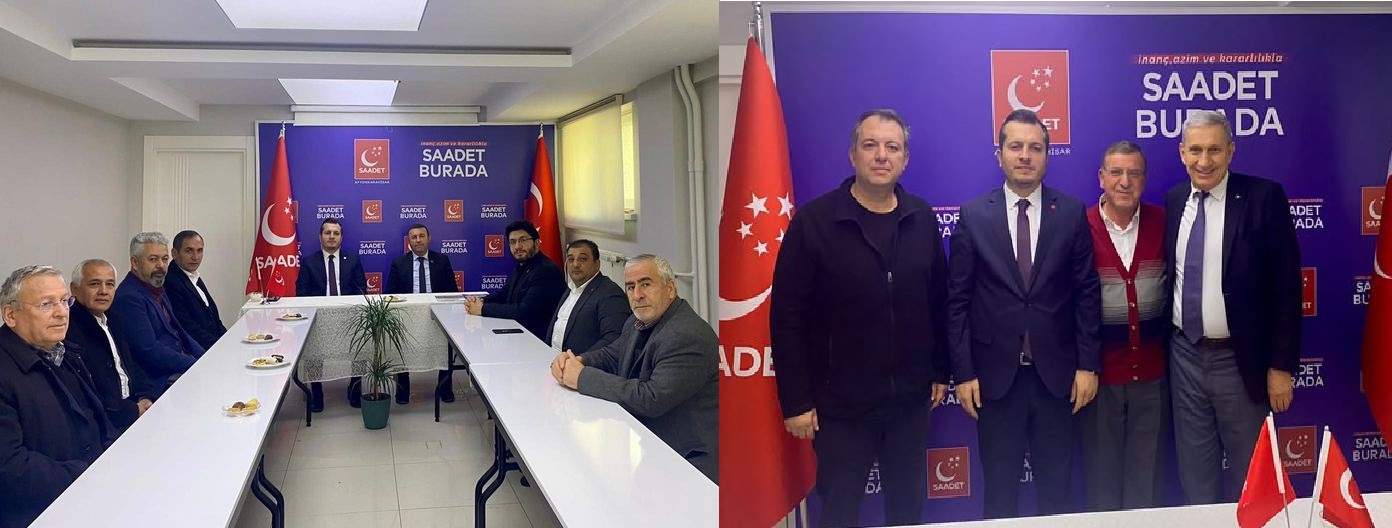 Saadet Partisine Taziye Ziyaretleri Sürüyor. Başkan Karataş Taziyeleri Kabul Ediyor