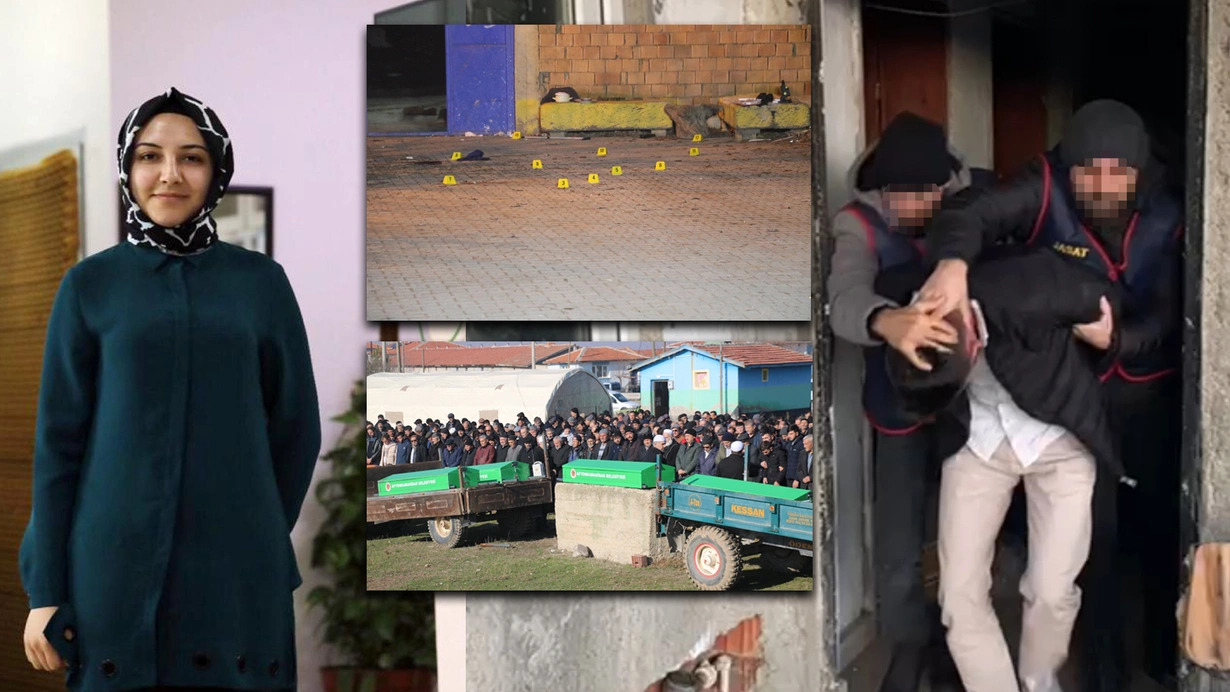 Afyon'da Katil Damat Tutuklandı. Yoğun Güvenlik Önlemleri Eşliğinde Cezaevine Sevk Edildi