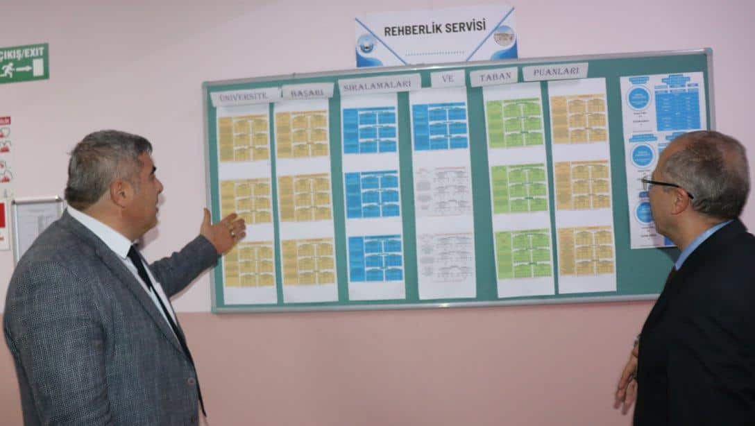 Okullarda Yürütülen Projeleri Yerinde İnceledi