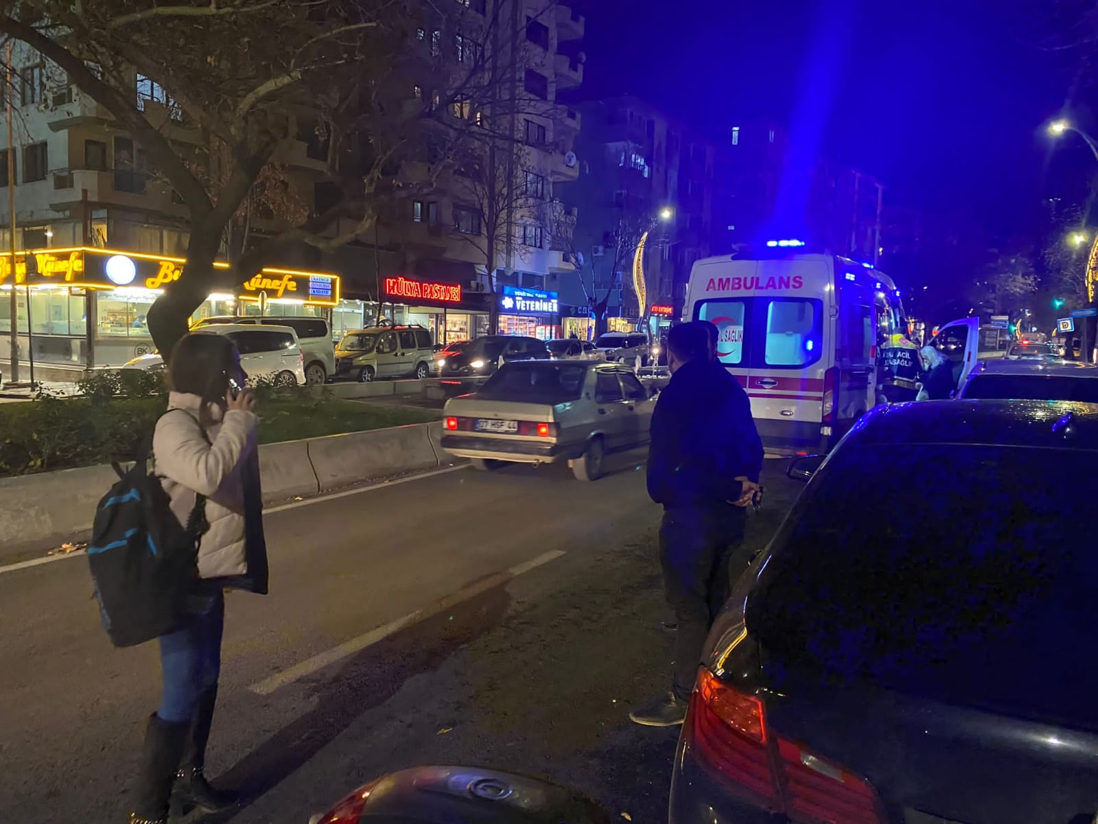 Yeşilyol'da kaza yaşlı kadın yaralandı