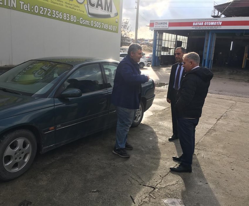 Dinar Kaymakamından Gazi Babasına Anlamlı Ziyaret