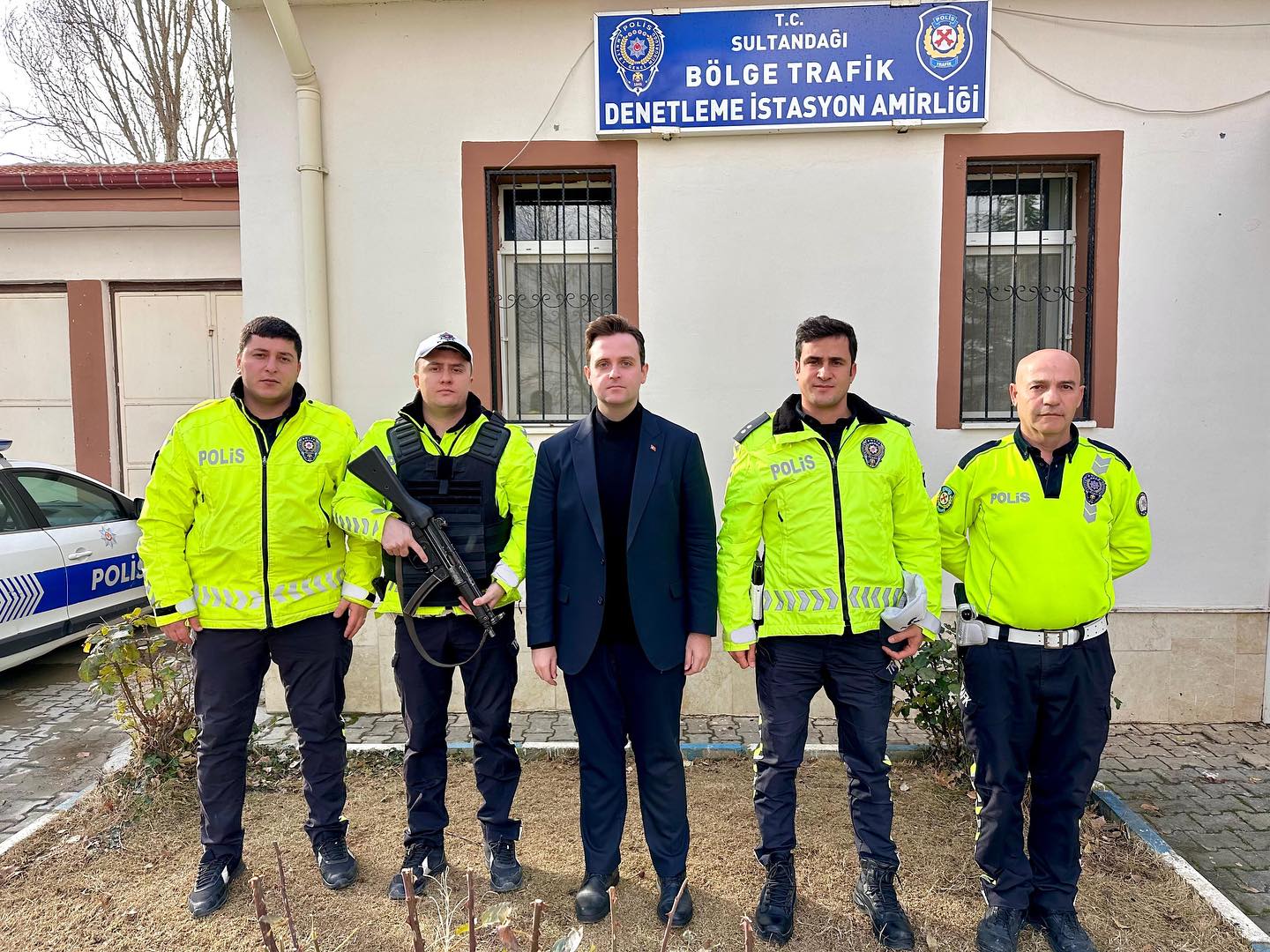 Önce Polisleri Sonra Ormancıları Ziyaret Etti. Kaymakam Nas Ziyaretlerini Sürdürüyor
