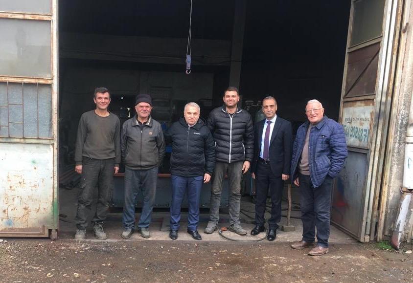 Kaymakam Duru'dan gazi babasına ziyaret